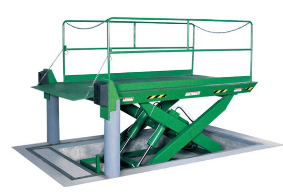 Lift Stationary Hydraulic Loading Dock Leveler With Safety Adjustable Electric