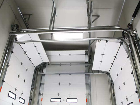 Insulated Sectional Garage Door With 50mm-80mm For Industrial And Commercial Automatic Lift