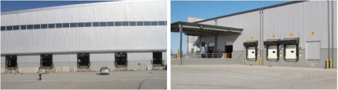 High Loading Efficiency Retractable Dock Shelter , Loading Bay Equipment