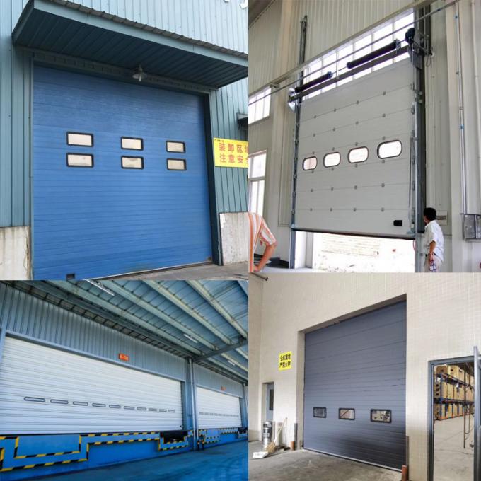 50mm-80mm Thickness Insulated Sectional Garage Door Contoured Panel