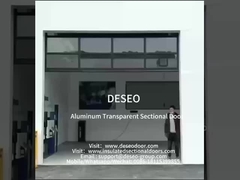 Automatic Electric Rolling Exterior Aluminum Alloy Full View  3-Layer Aluminum Alloy Glass Sectional