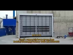 2m/S PVC Rapid Roller Door Shutter Roll Up High Speed Interior For Workshop