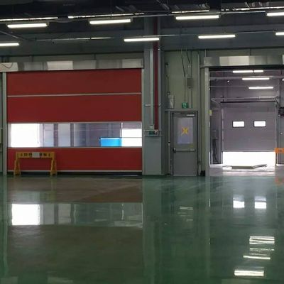 Industrial Rapid Roller Doors 1.2mm Pvc Stainless Steel Automation Shutter Use temperature 	-30°C- +70°C