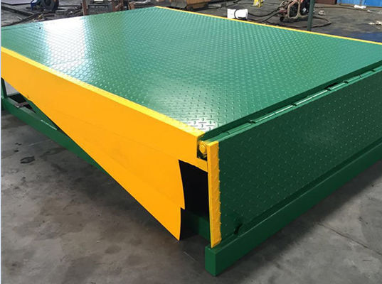 Stationary Loading Hydraulic Manual Edge Dock Leveler Portable Platform With Free Bumpers