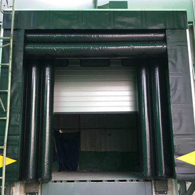 Wind Resist Structure Dock Seals And Shelters , Loading Dock Shelters,Cushion Pvc Extended