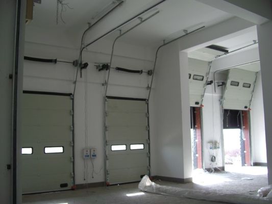 High Insulation Ratings Insulated Sectional Doors Overhead Panel Aluminum Alloy