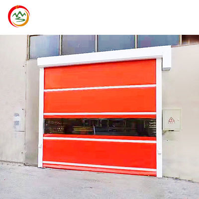 Remote Control High Speed Roll Up PVC Doors , Clean Room Roll Up Doors