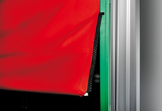 Waterproof PVC Rapid Shutter Door High Speed-35 To 65 Celsius Degree