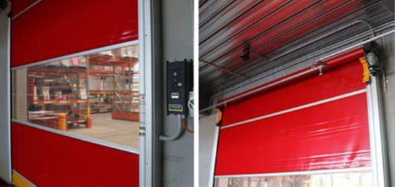 Fast Rolling Shutter Rapid Roller Doors Fabric Roll Up Wind Proof Automatic 5700/5100N/5m