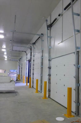 Automatic Sliding Overhead Sectional Door Industrial Sectional Vertical Lifting IP 54