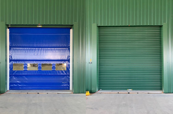 High Speed Shutter Rapid Roller Fast PVC Doors Industrial Acting Waterproof