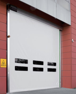 Industrial PVC Rapid Roller Doors Automatic Formed  Effective Insulation