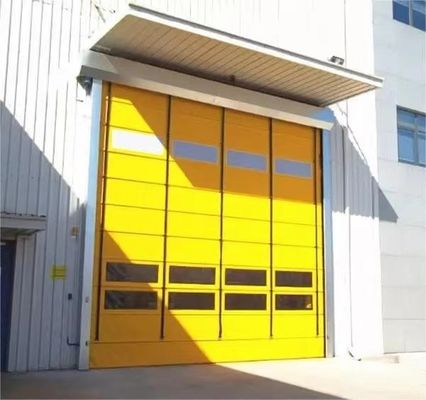800N High Frequency Operation High Speed Rapid Rise Roll Up Rapid Roller Shutter Doors