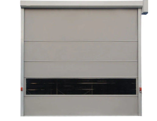 Radar Sensor High Speed Roller Shutter Doors Industrial Windproof Rolling Door