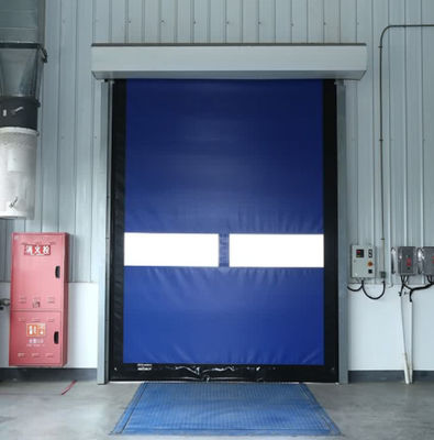 PVC Automatic Fast Shutter Rapid Roller Doors 0.5 - 1.5m/S Security High Speed Roll Up