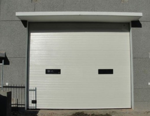 Fire Garage Panel Insulated Sectional Doors 40mm 50mm Perspective Industrial Lifting