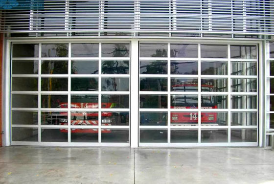 Fire Garage Panel Insulated Sectional Doors 40mm 50mm Perspective Industrial Lifting