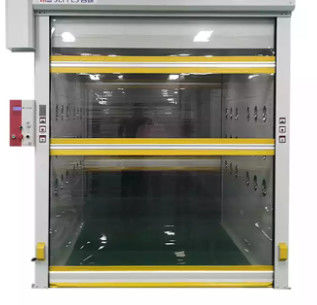 Aluminum Alloy Glass Sectional Door For Villa Customized Transparent