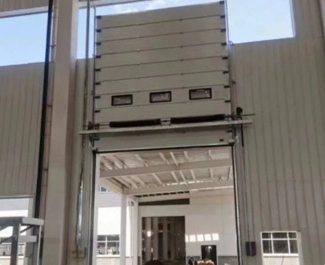 Automatic Commercial Insulated Sectional Doors Overhead With Remote Control