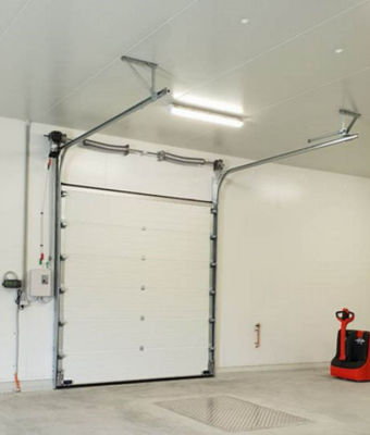 Industrial Sectional Overhead Door Trader With Logistics Warehouse Loading