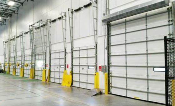 Customized Insulated Sectional Overhead Door With Polyurethane Foam Insulation