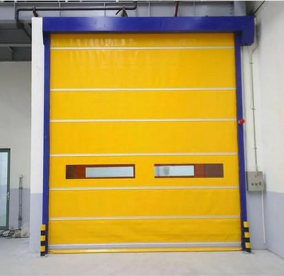 3Phase 380V Pull Roller Shutter Doors Fast Fabric Wind Proof Warehouse Roller High Speed