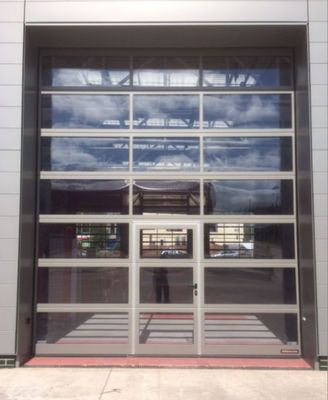 Automatic Overhead Aluminum Sectional Door With Powder Coating And Insulation