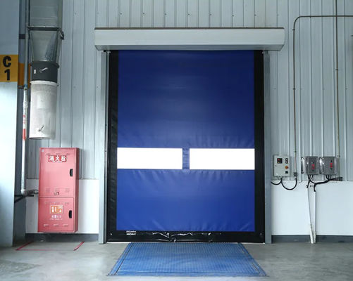Weather Resistant Automatic Rapid Roller Door Freezer High Speed Flexible Fabric