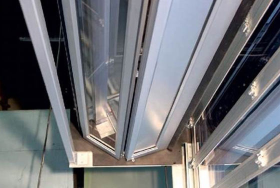 Aluminum Transparent High Speed Spiral Door Safety System Vertical Overhead 220V/50HZ