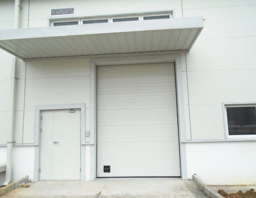Aluminum Insulated Sectional Garage Door With 80mm Panel Flat Or Contoured