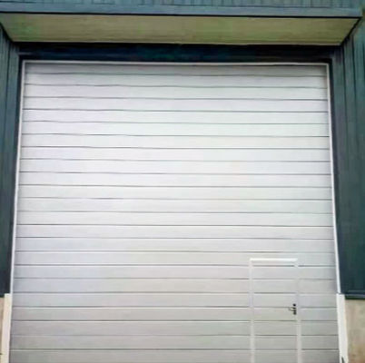 Steel Insulated Sectional Doors With Polyurethane Foam  40mm Finger   Automatic Motor