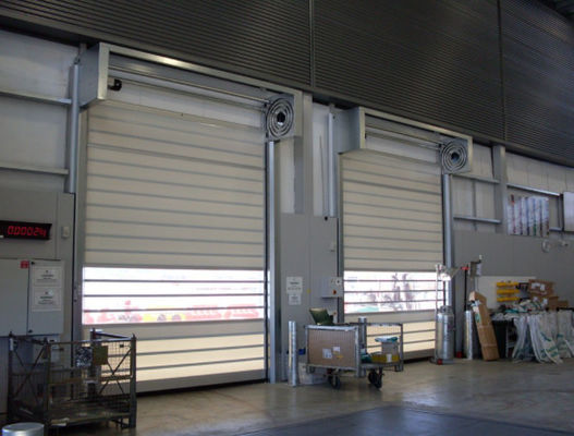 Heavy Duty Power Coated Roll Up Door 220mm Aluminum Slats For Shutter