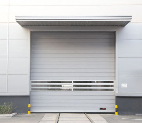 Efficient Aluminum Automatic Shutter Spiral Door PLC Control For 380V 50hz Remote Control