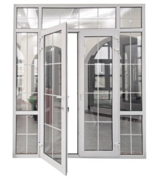 Extruded Frame Aluminum Sectional Garage Doors Gate Full View For Villa Fully Transparent