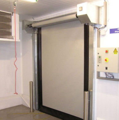 Thermal Insulation Rapid Roller Doors High Security Industrial Automatic