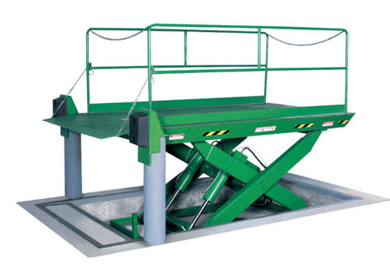 Easy Installation Electric Loading Dock Leveler With Safety Movable Hydraulic