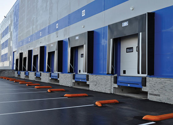 High Durability Loading Dock Shelters And Fixed Galvanized Steel Liner