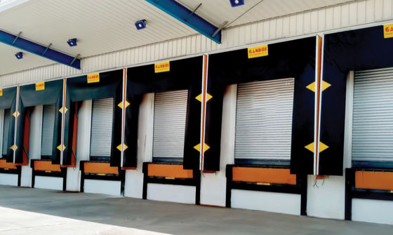 Adjustable Loading Dock Door Shelter For Trucks Of House Container Pvc Dock