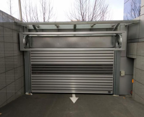 Exterior Aluminum Rapid Spiral Door Thermal Insulated Rolling Up Warehouse