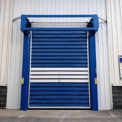 Industrial Sectional Steel Doors Insulated Overhead Foam-Filled Automatic Formed