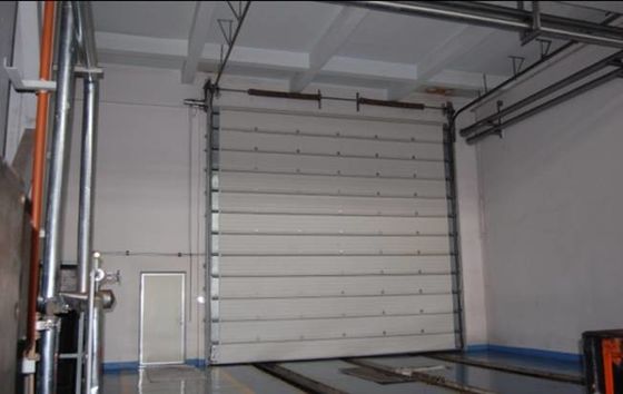 Flat Or Contoured Panels Insulated Sectional Doors Industrial Or Commercial Automatic