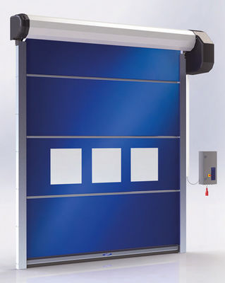 Low Maintenance Rapid Roll Doors High Security Thermal Insulation