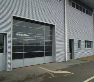 Efficient Insulation Aluminum Sectional Garage Doors Double Glazing 9x8 9x7 16x7 Modern