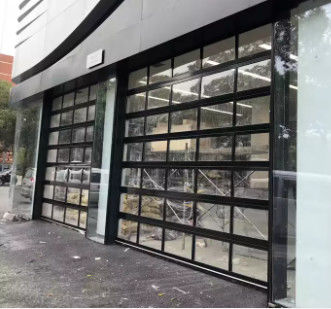 Sound Insulation Transparent Garage Door Water Tightness Class 3