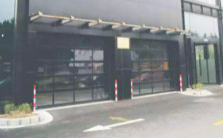 Sound Insulation Transparent Garage Door Water Tightness Class 3