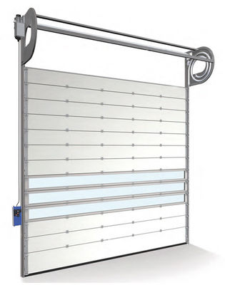 2 Year Insulation Rapid Roll Doors High Speed Customizable