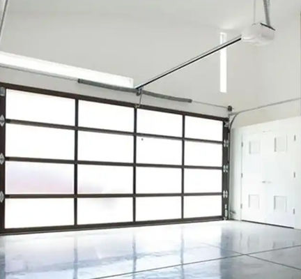 Manual Opening Aluminum Sectional Door Sound Isolation