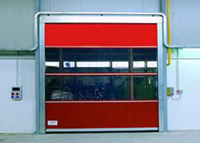 High Security Rapid Roller Doors with Noise Reduction and Thermal Insulation Shutter Door Transparent PVC Curtain