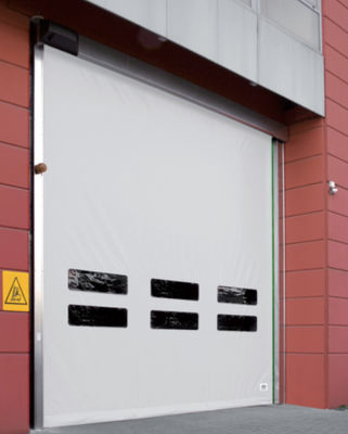 High Security Rapid Roller Doors with Noise Reduction and Thermal Insulation Shutter Door Transparent PVC Curtain