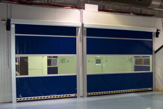 High Security Rapid Roller Doors with Noise Reduction and Thermal Insulation Shutter Door Transparent PVC Curtain